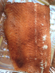 Our famous house smoked salmon